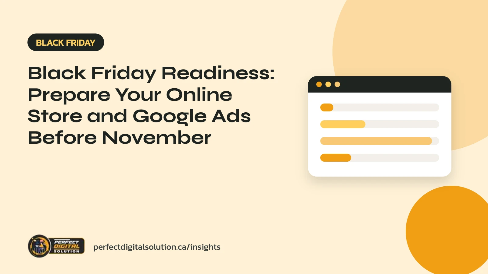 Black Friday marketing Canada checklist for online stores and Google Ads