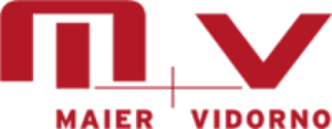 Maier+Vidorno logo, a Perfect Digital Solution client