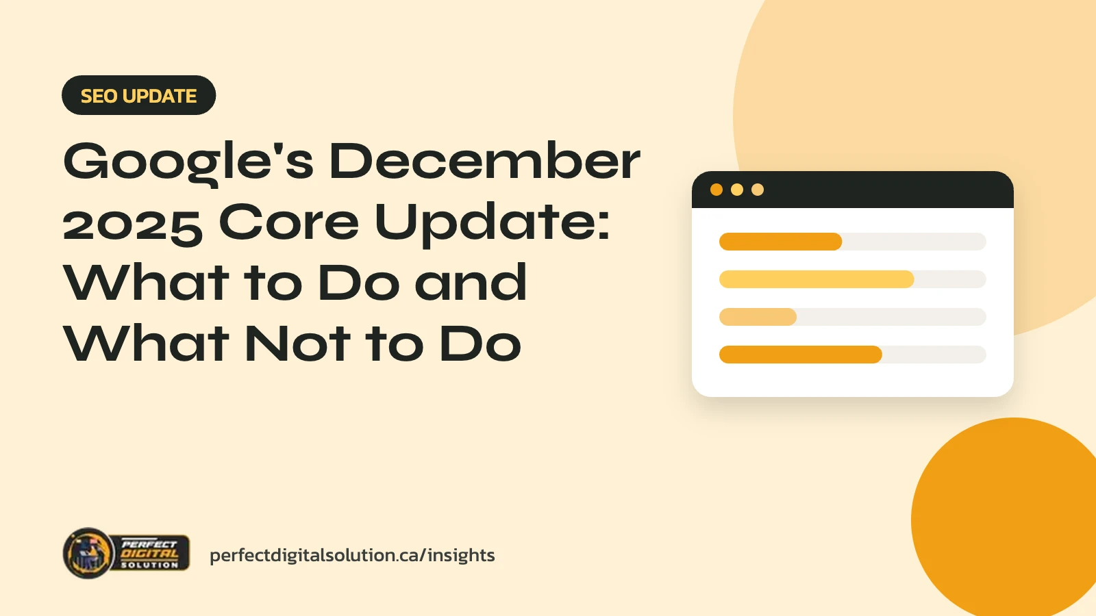 Google December 2025 core update guide: what to do and what not to do