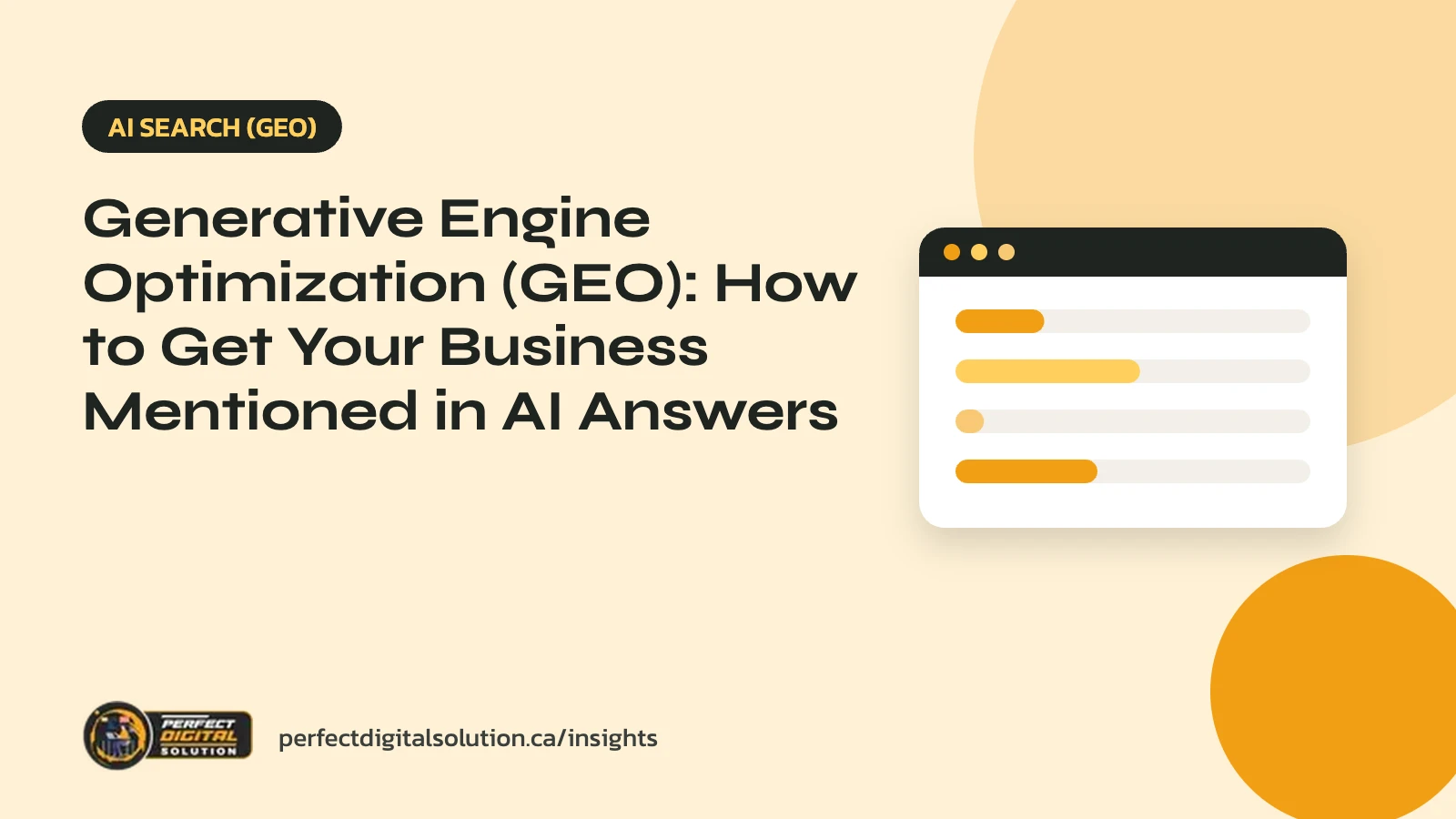 Generative engine optimization (GEO) guide to getting mentioned in AI answers