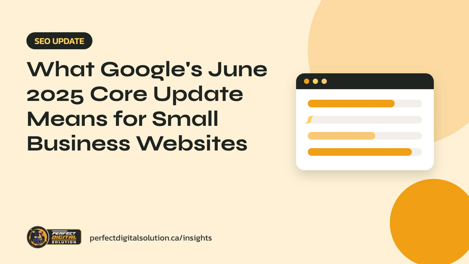 June 2025 Google core update explained for small business websites