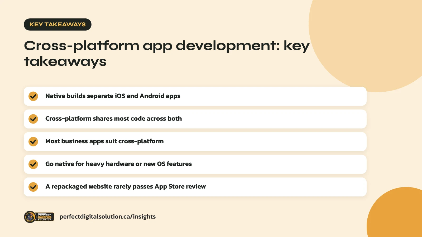 Cross-platform app development key takeaways from this guide