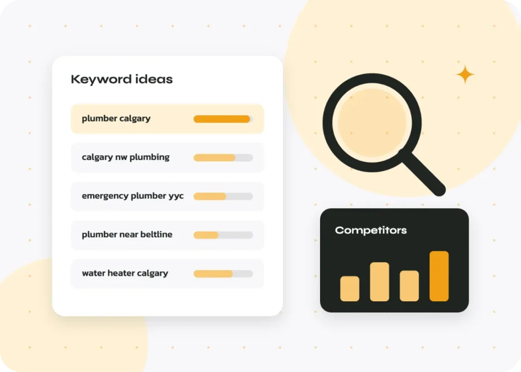 Calgary keyword research and competitor comparison for SEO