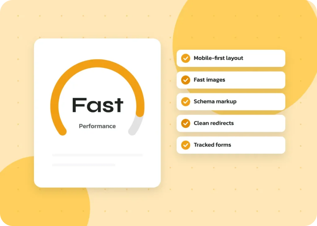 Fast website performance with an SEO checklist for a Calgary business site
