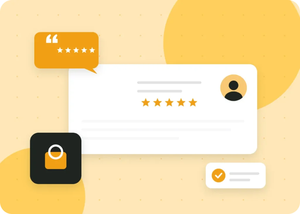 Client review illustration for e-commerce SEO