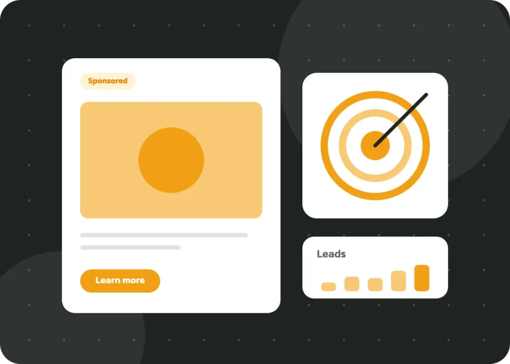 Sponsored social media ad targeting and leads