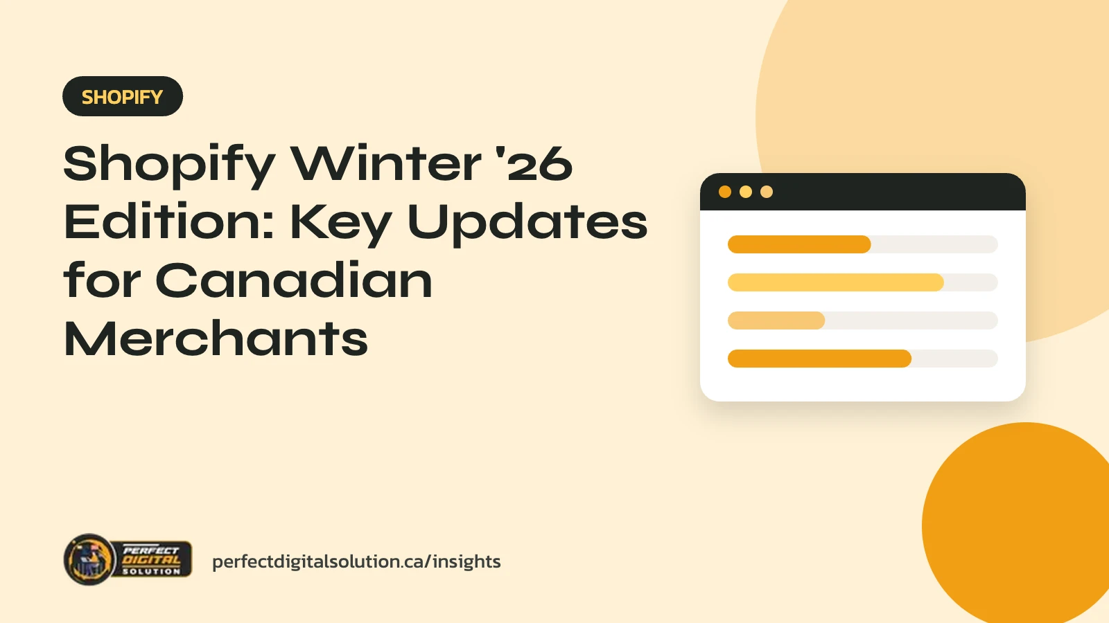 Shopify Winter '26 Edition key updates for Canadian merchants