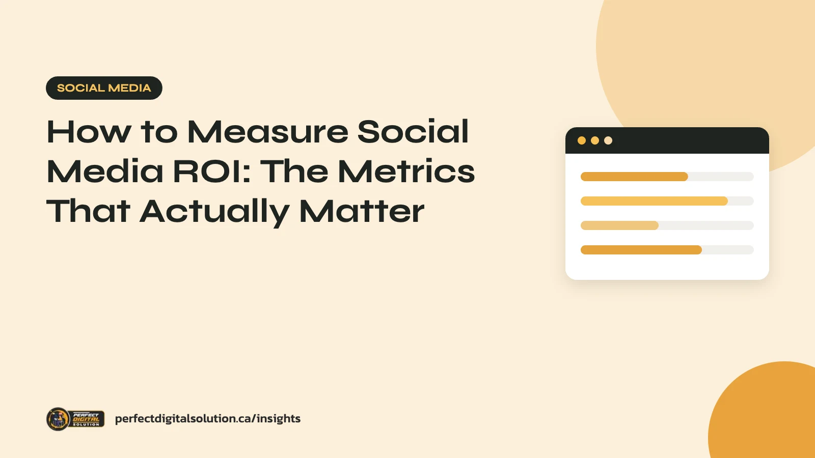 How to Measure Social Media ROI: The Metrics That Actually Matter – Perfect Digital Solution Insights