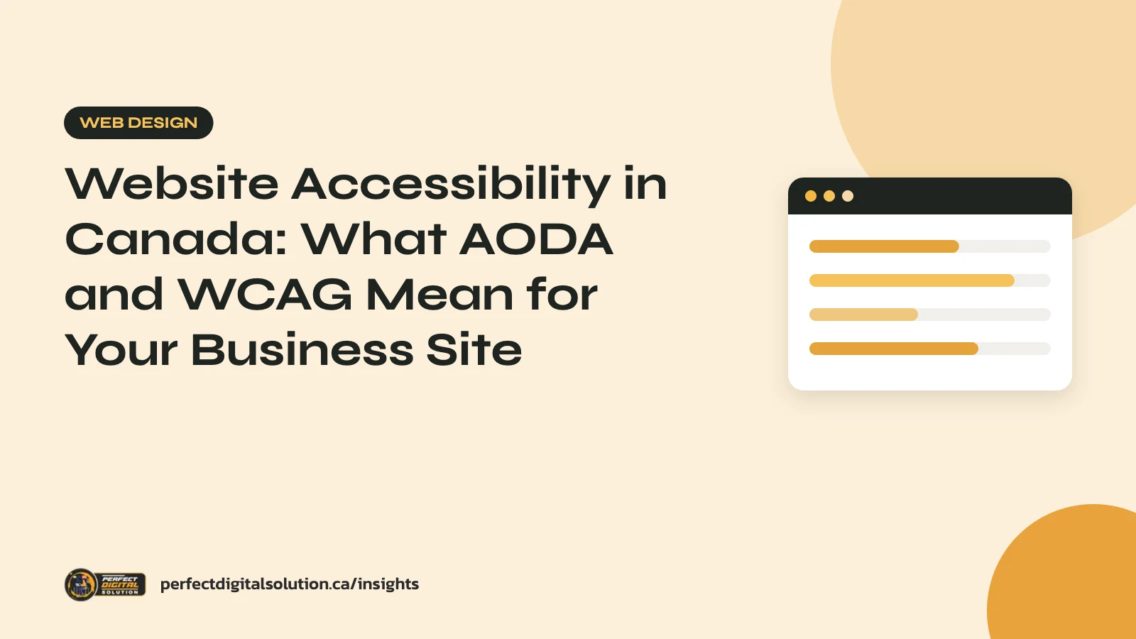 Website Accessibility in Canada: What AODA and WCAG Mean for Your Business Site – Perfect Digital Solution Insights