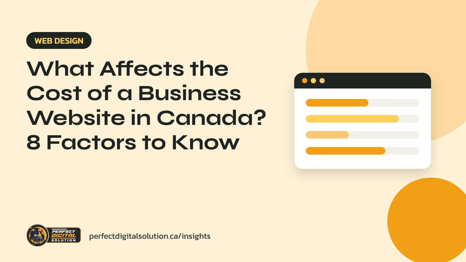 Website cost in Canada: 8 factors that affect the price of a business website